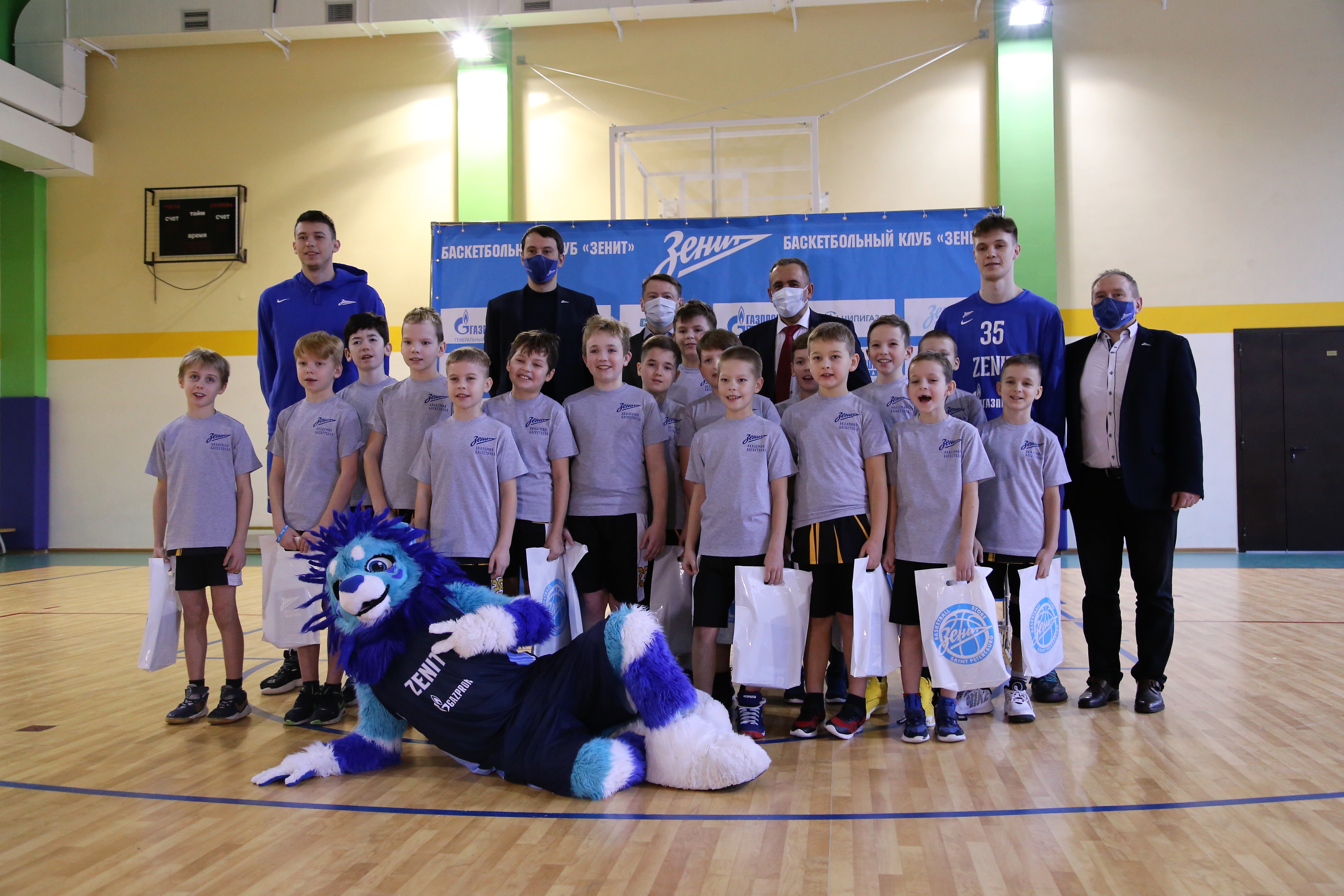 Школьники ЦО «Кудрово» получат возможность попасть в  Академию баскетбола «Зенит»