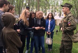 Посещение воинской части